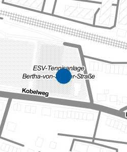 Vorschau: Karte von ESV-Tennisanlage Bertha-von-Suttner-Straße