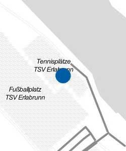 Vorschau: Karte von Tennisplätze TSV Erlabrunn