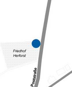 Vorschau: Karte von Friedhof Herforst