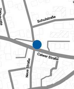 Vorschau: Karte von Das Calwer oder Obere Tor mit Zollhaus