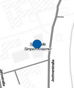 Vorschau: Karte von Sporthalle Simpert-Kraemer