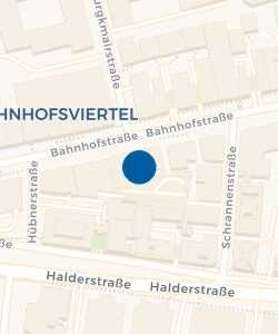 Vorschau: Karte von Praxisklinik-Schmerztherapie-Psychotherapie-Rücken-Zentrum-Augsburg
