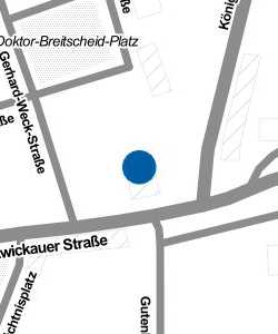 Vorschau: Karte von Amtsgericht Zwickau, Grundbuchamt Werdau