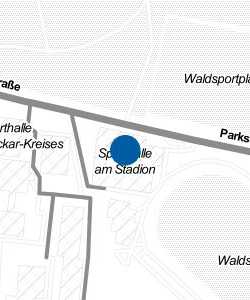 Vorschau: Karte von Sporthalle am Stadion