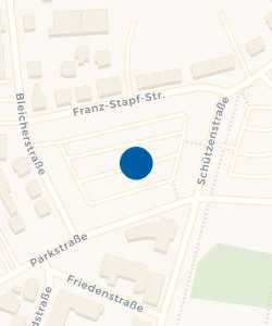 Vorschau: Karte von Bechtergarten - Parkplatz Kuppelnauplatz