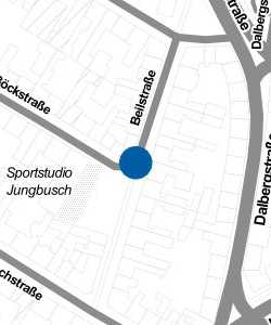 Vorschau: Karte von Mannheim Jungbusch - Beilstraße