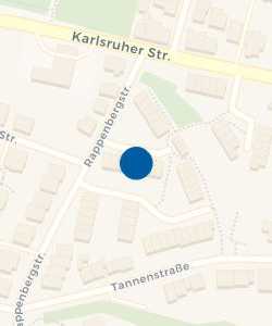 Vorschau: Karte von Volkshochschule im Landkreis Karlsruhe