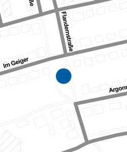 Vorschau: Karte von Grünanlage Flandernstraße / Im Geiger