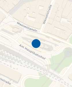 Vorschau: Karte von Bushaltestelle ZOB Bonn Hbf