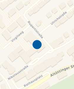 Vorschau: Karte von meine Volksbank Raiffeisenbank eG, Garching a. d. Alz
