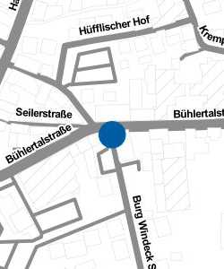 Vorschau: Karte von Haltestelle Bühl Bühlertalstr/Hauptstr