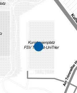 Vorschau: Karte von Kunstrasenplatz FSV Tarforst-UniTrier