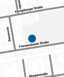 Vorschau: Karte von Kneippanlage Gartenstadt, Franzensbaderstraße (16°)