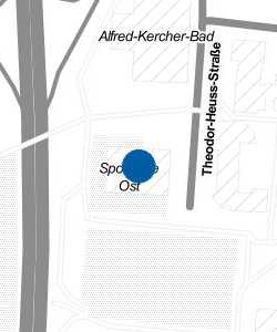 Vorschau: Karte von Sporthalle Ost