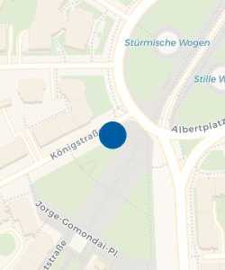 Vorschau: Karte von Taxihalteplatz Albertplatz