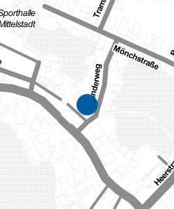 Vorschau: Karte von Zweigstelle Mittelstadt der Stadtbibliothek Reutlingen