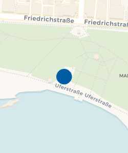 Vorschau: Karte von Uferpromenade, Musikpavillon, Friedrichshafen
