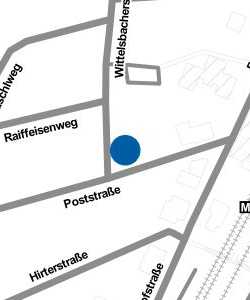 Vorschau: Karte von Volksbank Raiffeisenbank Rosenheim-Chiemsee eG, Raubling, Poststraße
