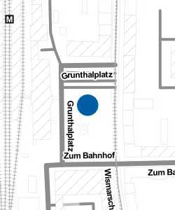 Vorschau: Karte von Wochenmarkt Grunthalplatz
