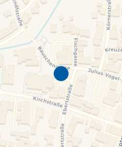 Vorschau: Karte von Ebertstraße 27 Parking