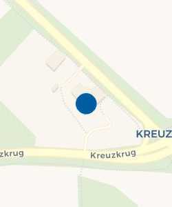 Vorschau: Karte von Landgasthof Kreuzkrug