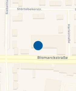 Vorschau: Karte von Volksbank Wilhelmshaven eG - Finanz-Zentrum Bismarck-Center