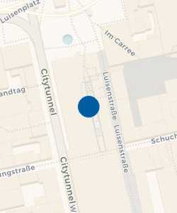 Vorschau: Karte von Luisencenter Darmstadt
