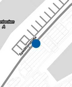 Vorschau: Karte von Taxihalteplatz "Speditionsstraße"