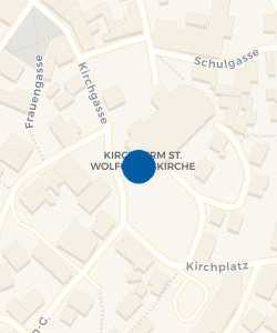 Vorschau: Karte von Kirchturm St. Wolfgangskirche