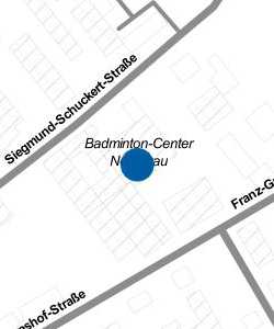 Vorschau: Karte von Badminton-Center Neckarau
