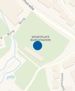 Vorschau: Karte von Sportplatz Burgstadion