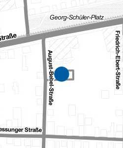 Vorschau: Karte von August-Bebel-Straße 2 Garage