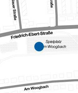 Vorschau: Karte von Spielplatz Am Woogbach
