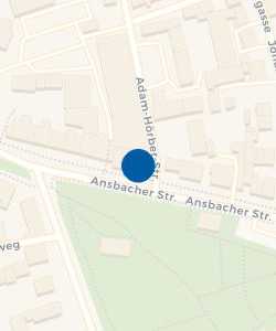 Vorschau: Karte von Sparkasse Ansbach Geldautomat Rothenburg-Am Rödertor