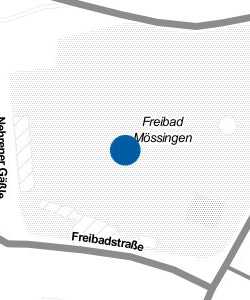 Vorschau: Karte von Freibad Mössingen