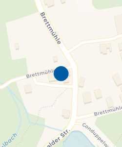 Vorschau: Karte von Gasthof und Pension Brettmühle