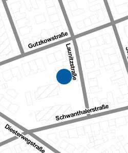 Vorschau: Karte von Kinderzentrum Launitzstraße (KiZ 46)