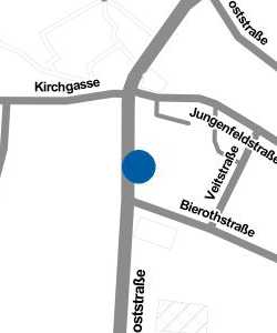 Vorschau: Karte von Volksbank Alzey-Worms eG - Filiale Mainz-Finthen