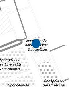 Vorschau: Karte von Sportgelände der Universität - Tennisplätze