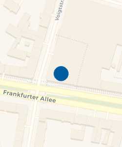 Vorschau: Karte von Berliner Volksbank Beratungscenter Friedrichshain
