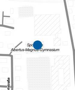 Vorschau: Karte von Sporthalle Albertus-Magnus-Gymnasium