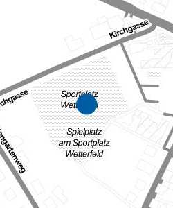 Vorschau: Karte von Sportplatz Wetterfeld