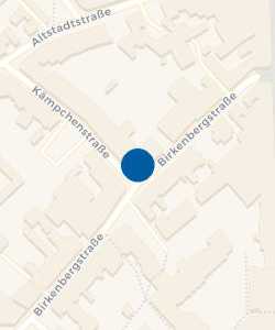 Vorschau: Karte von Gesundheitszentrum Birkenbergstraße (mediOP)