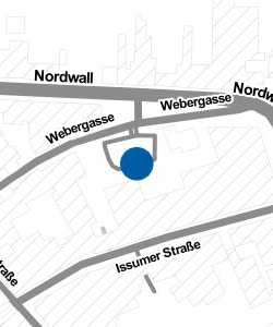 Vorschau: Karte von Parkplatz Nordwall / Volksbank