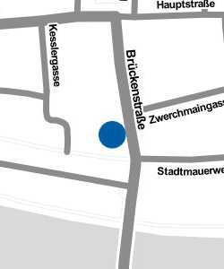 Vorschau: Karte von MVZ KfH-Gesundheitszentrum Haßfurt