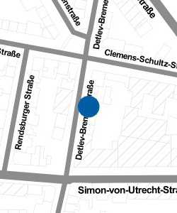 Vorschau: Karte von St. Pauli Treff