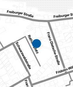 Vorschau: Karte von Rathaus Todtnau