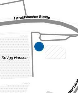 Vorschau: Karte von Sportgaststätte Hausen