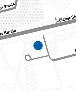 Vorschau: Karte von Blutbank des Leipziger Universitätsklinikums, Zweigstelle Gesundheitsamt Grünau