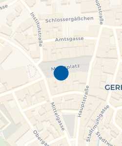 Vorschau: Karte von Marktplatzhotel Tafelspitz Hotel Restaurant Weinheim